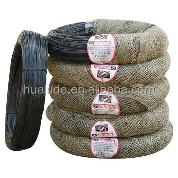 Alambre recocido negro ductil y suave alambre